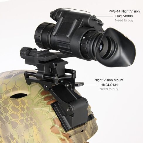 PVS 14 NVG Mount Night Vision Goggles Metal Helmet Mount Rhino Mount Compatible with All Models of PVS 14 in Kuwait