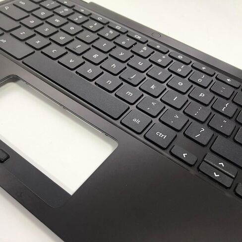 Replacement for Asus Chromebook 11 CR1100CKA Laptop Upper Case Palmrest Non-Backlit Keyboard Non-Touchpad Assembly Part 11.6" 90NX03V1-R31US0 Top Cover Black in Kuwait