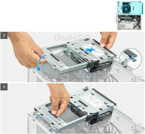 Deal4GO 3.5 بوصة HDD ODD Caddy Bracket w/SATA كابل الطاقة G0WKG YJW72 MKT27 بديل لبرج Dell QBT1250 QCT1250 QBS1250 QCS1250 FCS1250 in Kuwait