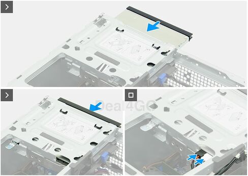 Deal4GO 3.5 بوصة HDD ODD Caddy Bracket w/SATA كابل الطاقة G0WKG YJW72 MKT27 بديل لبرج Dell QBT1250 QCT1250 QBS1250 QCS1250 FCS1250 in Kuwait
