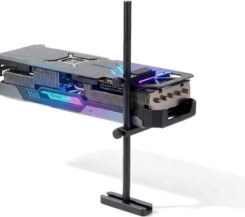 شريحة GPU Sag، دعامة دعم GPU، دعم بطاقة الرسومات السوداء، دعامة بطاقات الرسومات القابلة للتعديل، حامل ترهل بطاقات الفيديو، سهل التركيب يدعم BigGPU (قابل للفصل حتى 15 سم و12 سم) in Kuwait