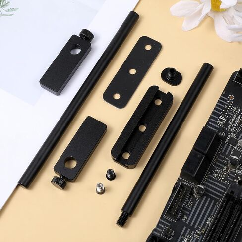 شريحة GPU Sag، دعامة دعم GPU، دعم بطاقة الرسومات السوداء، دعامة بطاقات الرسومات القابلة للتعديل، حامل ترهل بطاقات الفيديو، سهل التركيب يدعم BigGPU (قابل للفصل حتى 15 سم و12 سم) in Kuwait