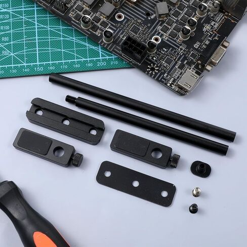 شريحة GPU Sag، دعامة دعم GPU، دعم بطاقة الرسومات السوداء، دعامة بطاقات الرسومات القابلة للتعديل، حامل ترهل بطاقات الفيديو، سهل التركيب يدعم BigGPU (قابل للفصل حتى 15 سم و12 سم) in Kuwait