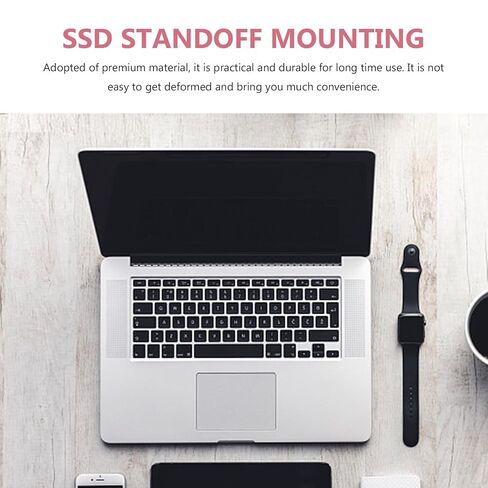 20 قطعة M.2 SSD براغي سداسية الرأس للوحة الأم، مجموعة تركيب أجهزة الكمبيوتر، متوافقة مع أجهزة التخزين Ngff in Kuwait