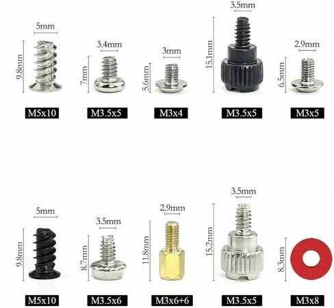 Computer Fan Screws 300 Pcs Personal Screw Standoffs Set for Motherboard Hard Drive Case in Kuwait