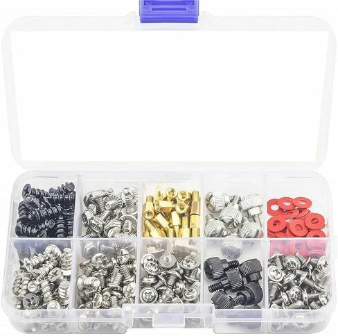 Computer Fan Screws 300 Pcs Personal Screw Standoffs Set for Motherboard Hard Drive Case in Kuwait