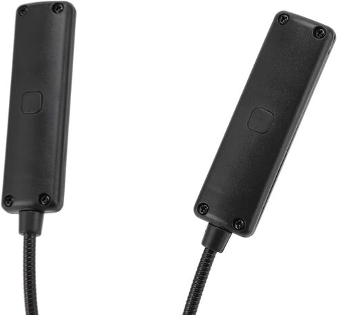 FTVOGUE ضوء قراءة LED قابل للتعتيم، مصباح كتاب مرن قابل لإعادة الشحن عبر USB، مشبك/حامل على مصباح كتاب مزدوج للدراسة والصياغة in Kuwait