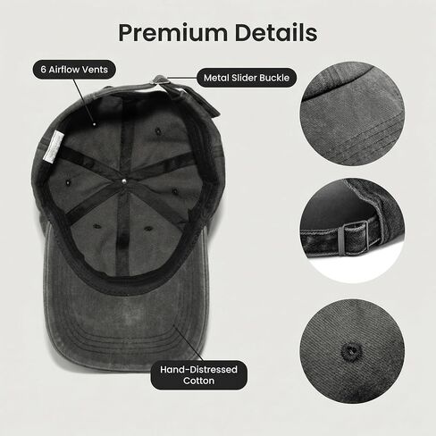 Butterfly Hat Baseball Caps for Women, Adjustable Washed Distressed Baseball Cap Outdoor Sport in Kuwait