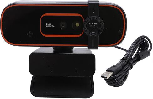 كاميرا ويب بدقة 1080 بكسل، وكاميرا كمبيوتر USB للتعرف على الوجه مع غطاء خاص وميكروفون مانع للضوضاء، للفصول الدراسية عبر الإنترنت لتسجيل الدخول الآمن in Kuwait