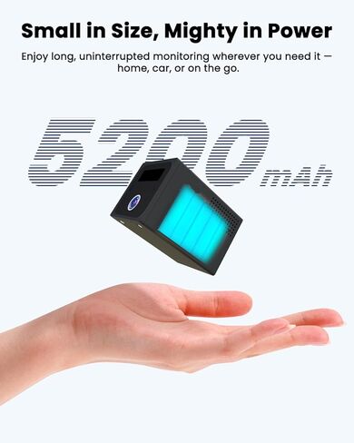 Mini Spy Camera No WiFi Needed, 4G LTE Mini Camera with SIM Card, 5200mAh Battery, 160° Viewing, AI Motion Detection Alerts, No-Glow Night Vision, Anti-Theft for Car, Camping, Travel, Apartment, Store in Kuwait