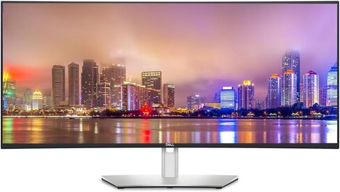 Dell U3824DW Curved 38-inch 1600P 2K WQHD+ 60Hz 5ms UltraSharp Monitor, Full Dock, IPS, HDMI, DisplayPort, USB Hub, USB-C, Ethernet, Speakers, and Desk Mount Monitor Stand in Kuwait