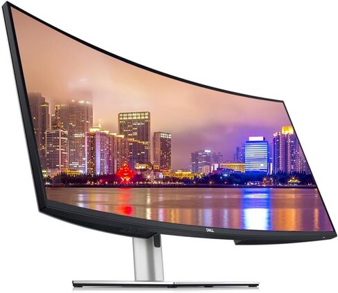 Dell U3824DW Curved 38-inch 1600P 2K WQHD+ 60Hz 5ms UltraSharp Monitor, Full Dock, IPS, HDMI, DisplayPort, USB Hub, USB-C, Ethernet, Speakers, and Desk Mount Monitor Stand in Kuwait