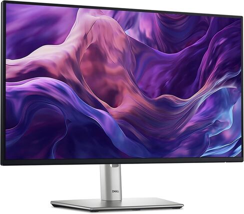 شاشة كمبيوتر AOM Dell P2425H مقاس 24 بوصة 16:9 IPS 100 هرتز مع حامل - دقة عالية كاملة، 1920 × 1080 مع سلك طاقة + كابل DisplayPort + كابل ZoomSpeed ​​HDMI + قطعة قماش من الألياف الدقيقة USB 3.0 in Kuwait