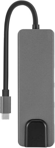موزع USB-C 5 في 1 مع إيثرنت من Sahara - محول متعدد المنافذ مع 4K HDMI وUSB 3.0/2.0 وشحن PD بقوة 100 واط وRJ45 - متوافق مع أجهزة MacBook وChromebook والكمبيوتر الشخصي in Kuwait