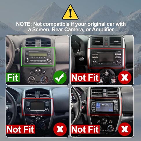 4Core+64GB Android 14 Double Din راديو السيارة ستيريو لنيسان فيرسا سيدان 2015-2019 مع شاشة لمس 10.1 بوصة راديو Carplay لاسلكي مدمج/Android Auto/GPS/Bluetooth/FM/AUX-in/SWC/كاميرا in Kuwait