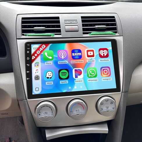 (لا يناسب JBL ودليل A/C) [4G+64G] راديو لسيارة Toyota Camry 2006-2011: ستيريو سيارة 10.1 بوصة لراديو شاشة اللمس Camry مع تشغيل لاسلكي، Bluetooth5.0/32EQ/1280*720P/GPS Navigation/5 جيجا هرتز WiFi in Kuwait