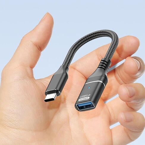 كابل محول USB C إلى USB3.0 لنقل البيانات بسرعة 10 جيجابت في الثانية وشحن 5V3A للهواتف الذكية والأجهزة اللوحية وأجهزة الكمبيوتر المحمولة in Kuwait