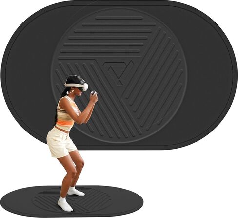 PRISMXR VR Mat 55''x35'' Compatible with Quest 3/3S/2/Pro, HTC Vive PSVR2 Vision Pro Valve Index Featuring Soft & Supportive Cushioning and Extra Large Non-Slip Surface in Kuwait