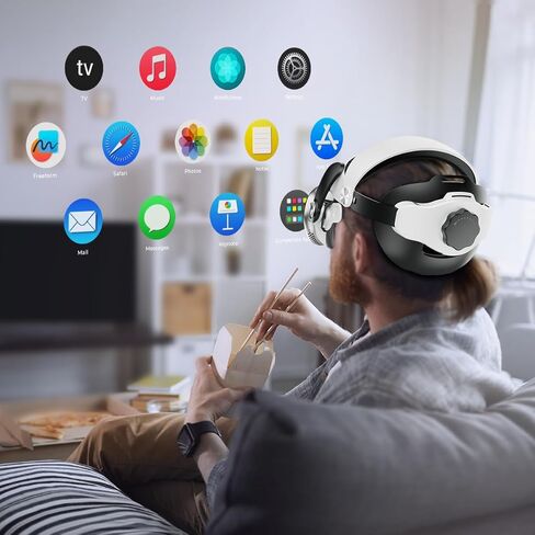 DIDIMETA Comfort Head Strap Compatible with Apple Vision Pro, Reduce Facial Stress, Weight Balance, Enhance Comfort, Vision Pro Accessories in Kuwait