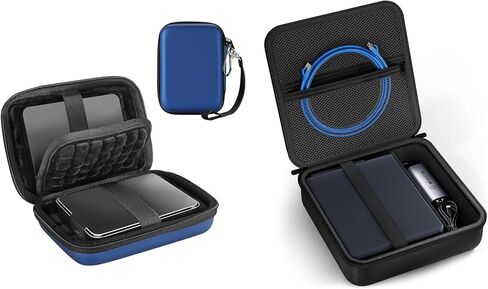 ProCase Hard Drive Case 2.5 Inch Bundle with Hard Carrying Case for Glinet Travel Router in Kuwait
