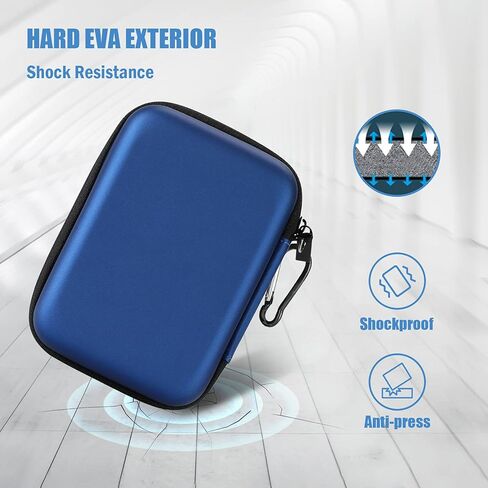 ProCase Hard Drive Case 2.5 Inch Bundle with Hard Carrying Case for Glinet Travel Router in Kuwait