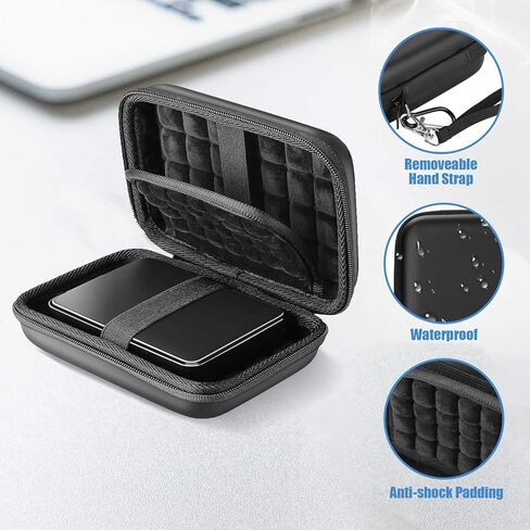 ProCase Hard Drive Case 2.5 Inch Bundle with Hard Carrying Case for Glinet Travel Router in Kuwait
