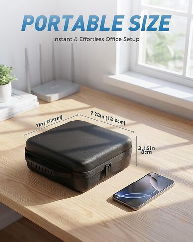 ProCase Hard Drive Case 2.5 Inch Bundle with Hard Carrying Case for Glinet Travel Router in Kuwait