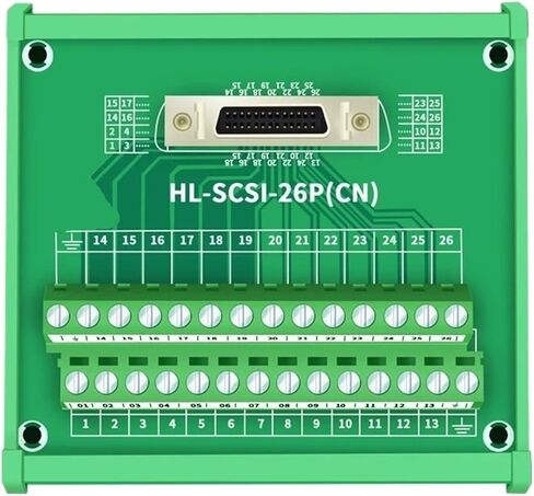 26-pin SCSI Female Signal Terminal Block Module DIN Rail SCSI-26 SESI Module DIN Rail mounting in Kuwait