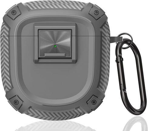 حافظة لسماعات الأذن Bose QuietComfort Ultra (2023) / Bose QuietComfort Earbuds II (2022)، غطاء واقي مقاوم للصدمات لحافظة سماعات الأذن Bose QC Ultra مع قفل آمن وحلقة تسلق (أزرق) in Kuwait