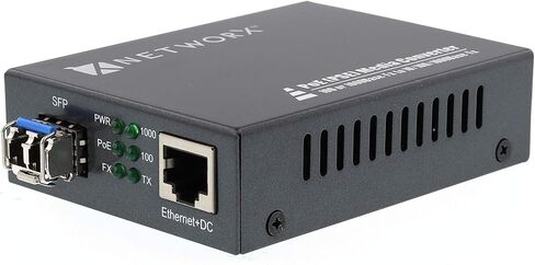 Gigabit PoE Fiber Media Converter - 1000Base-LX-LC Multimode in Kuwait