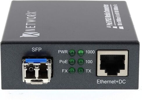 Gigabit PoE Fiber Media Converter - 1000Base-LX-LC Multimode in Kuwait
