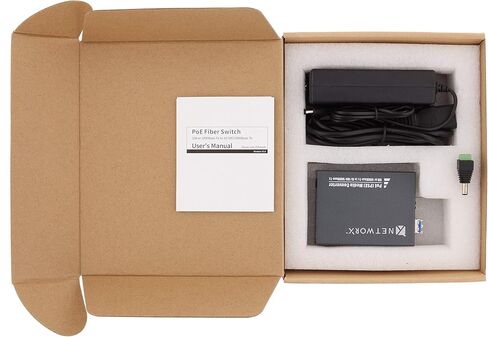 Gigabit PoE Fiber Media Converter - 1000Base-LX-LC Multimode in Kuwait