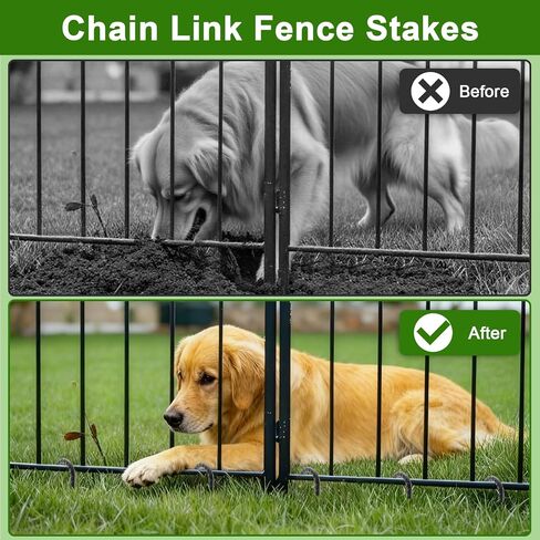 AAGUT Rebar Stakes 12 Inch 60 Pack, J Hook Premium Black Coated Ground Garden Anchors Heavy Duty, Superior Rust Resistance Chain Link Fence Stakes for Camping Tent, Inflatables, Lawn Decor in Kuwait