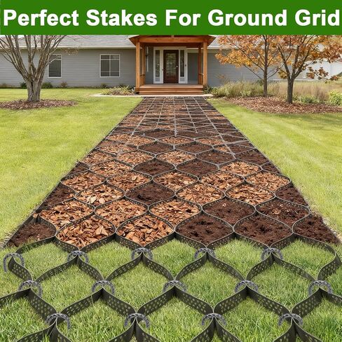 AAGUT Rebar Stakes 12 Inch 60 Pack, J Hook Premium Black Coated Ground Garden Anchors Heavy Duty, Superior Rust Resistance Chain Link Fence Stakes for Camping Tent, Inflatables, Lawn Decor in Kuwait