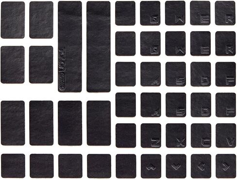 TALONGAMES Anti Slip Grip Tape Universal Kit Pre-Cut Keyboard 0.5mm Pre-Laminated Sweat Absorbing High Performance Universal Anti Slip Mouse Keycap Grip Tape Ultra-Thin Embossed Finish (Black) in Kuwait