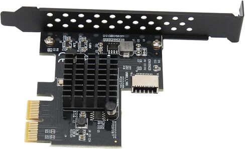 USB3.2 Type E HighSpeed Adapter Card for Desktop PC with Stable Transmission, Plug and Play, Long Service Life for 32/64BIT (Interface to The Right PCI E 2X) in Kuwait