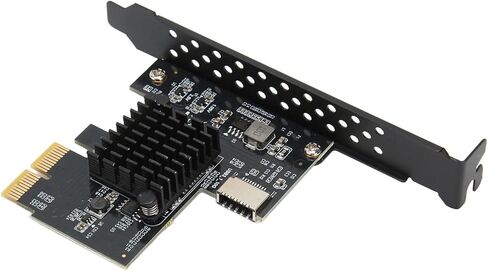 USB3.2 Type E HighSpeed Adapter Card for Desktop PC with Stable Transmission, Plug and Play, Long Service Life for 32/64BIT (Interface to The Right PCI E 2X) in Kuwait