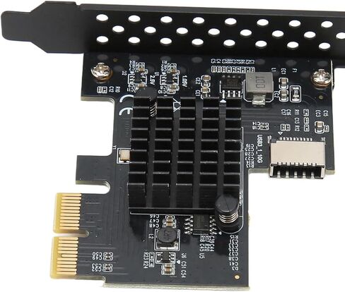 USB3.2 Type E HighSpeed Adapter Card for Desktop PC with Stable Transmission, Plug and Play, Long Service Life for 32/64BIT (Interface to The Right PCI E 2X) in Kuwait