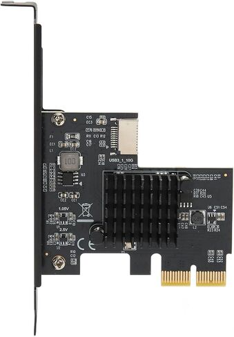USB3.2 Type E HighSpeed Adapter Card for Desktop PC with Stable Transmission, Plug and Play, Long Service Life for 32/64BIT (Interface to The Right PCI E 2X) in Kuwait