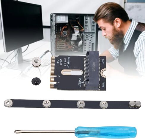 محول تمديد المفتاح FOSA M2 A E، محول PCIe 4.0 NVMe SSD لوحدة الاتصال اللاسلكية، مع دعم فتحة مزدوجة لبطاقات 2230 2242 2260 2280 in Kuwait