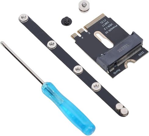 محول تمديد مفتاح Fabater M.2 A + E، PCI E 4.0 NGFF 2230 A Key Male to M Female NVME محول تمديد مع دعامة للوحة الكمبيوتر المحمول الرئيسية SSD 2280، يدعم ما يصل إلى 64 جيجابت في الثانية in Kuwait