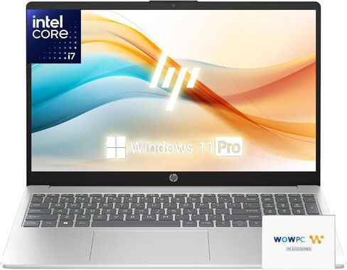 كمبيوتر محمول HP Ultrabook مقاس 15.6 بوصة FHD للأعمال والأكاديمية | معالج Intel Core i7-1255U قوي يصل إلى 4.7 جيجا هرتز | ذاكرة وصول عشوائي سعتها 24 جيجابايت - تخزين 2.5 تيرابايت (2 تيرابايت PCIe SSD و512 جيجابايت خارجي) | كاميرا ويب | Win11 Pro | حزمة WO in Kuwait