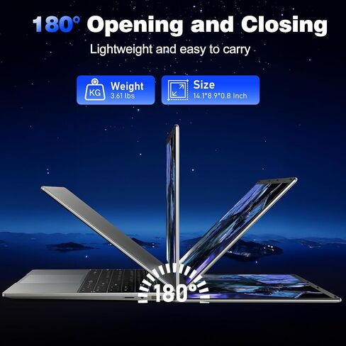 FUNYET 2026 Business Laptop, 15.6 Inch Laptop Computer Windows 11 Pro, 16GB RAM 512GB SSD, Int Core i5 Processor(Up to 3.2GHz), 2-Year Warranty, Backlit Keyboard, Bluetooth, FHD 1080P, MINI HDMI in Kuwait