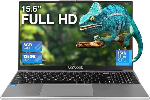 15.6" Full HD Windows 11 Laptop (Apr 2026 Release) - Built in USA - 15th Gen CPU, 8GB RAM, M.2 SATA Slot Expandable Storage up to 2TB, Windows 11 Home, WiFi 5, Webcam - 15 Inch Lightweight Laptop in Kuwait