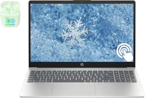HP Chromebook 14" Business & Student Laptop Computer, Intel Celeron N4120, HD Webcam, WI-FI, HD Audio, Chrome OS, PLUSERA Earphones, Gray (Moonlight Blue, 16GB RAM | 256GB SSD) in Kuwait