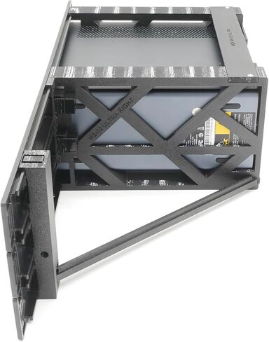 حامل حامل لجهاز miniSforum MS-02 Ultra مع 2 حجر مفاتيح RJ45 ارتفاع 19 بوصة 3U - تدفق هواء جيد in Kuwait