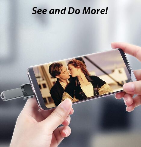 USB Adatper to USB-C OTG (2pack) Compatible with Motorola Moto G7 Power add Fast 5Gigabyte Expansion Devices Like Keyboard, Mouse, Gamepad, Backup, Sync, 100+ Uses in Kuwait