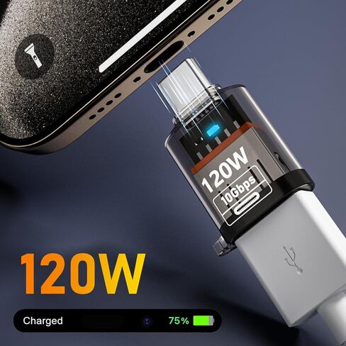 محول Clear Shell من النوع C ذكر إلى USB A أنثى لشحن الكمبيوتر المحمول ونقل البيانات in Kuwait