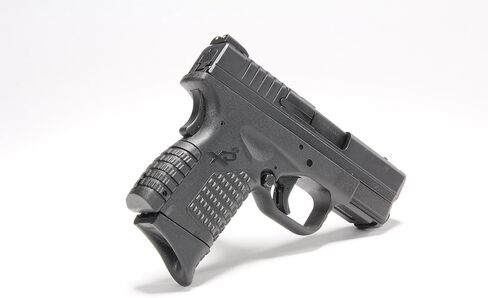 Pachmayr Springfield XD-S Grip Extender, Single Stack, Black (03895) in Kuwait