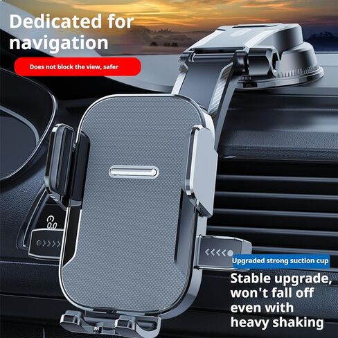 Car Phone Holder Mount Phone Mount for Car Windshield Dashboard Air Vent Universal Hands Free Automobile Cell Phone Holder Fit for iPhone 17 Pro Max 16 15 14 13 Android in Kuwait